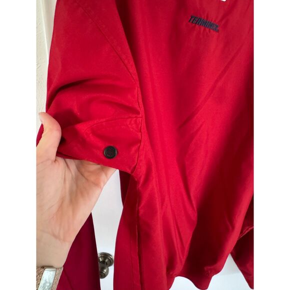 Ahead Authentics Half Moon Bay Links Red Windbreaker Pullover EUC Size S - Picture 4 of 4